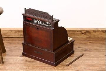 アンティーク雑貨　古い木のアンティークレジスター(戦前昭和レトロ)金銭登録機(キャッシャー)