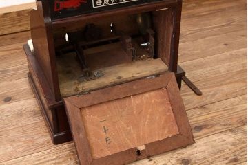 アンティーク雑貨　古い木のアンティークレジスター(戦前昭和レトロ)金銭登録機(キャッシャー)