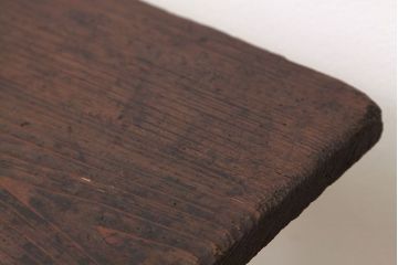レトロ家具　昭和レトロ　使いこまれた古い木の小さな作業台(テーブル)