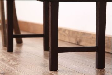 レトロ家具　昭和レトロ　使いこまれた古い木の小さな作業台(テーブル)