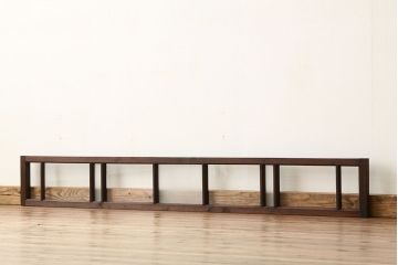 アンティーク　古い木のレトロな横長タイプ明かり取り1枚(欄間)
