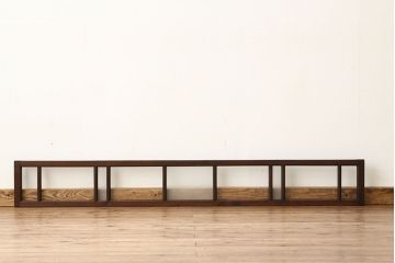 アンティーク　古い木のレトロな横長タイプ明かり取り1枚(欄間)