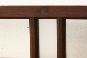 アンティーク　古い木のレトロな横長タイプ明かり取り1枚(欄間)