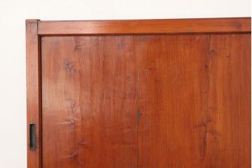 アンティーク　味わいある無垢材板戸2枚セット?(引き戸)