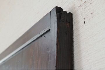 ★明治時代　旧家の帯戸1枚3
