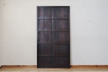 ★明治時代　旧家の帯戸1枚3