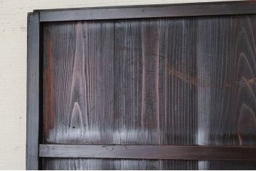 ★明治時代　旧家の帯戸1枚3