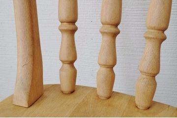 中古　イギリス製　しっかりとした椅子2脚セット1