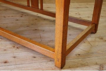 アンティーク家具　天板一枚板!古い木の大きな作業台