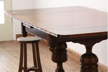 中古海外輸入品ドローリーフテーブル(エクステンションテーブル)
