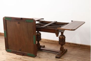 中古海外輸入品ドローリーフテーブル(エクステンションテーブル)