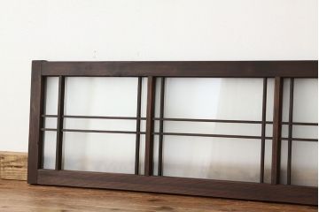 和製アンティーク　古い木のモダンな明り取り(欄間)(1)