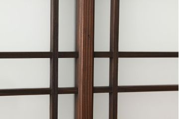 和製アンティーク　古い木のモダンな明り取り(欄間)(1)