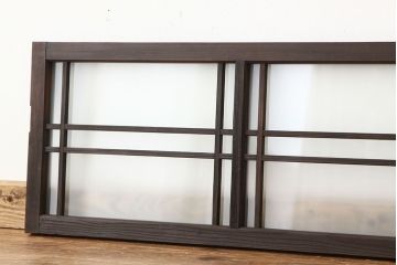 和製アンティーク　古い木のモダンな明り取り(欄間)(2)