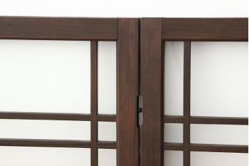 和製アンティーク　古い木のモダンな明り取り(欄間)(2)