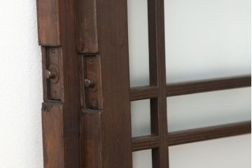和製アンティーク　古い木のモダンな明り取り(欄間)(2)