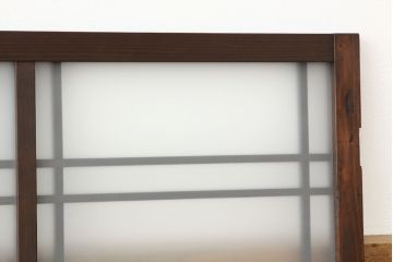 和製アンティーク　古い木のモダンな明り取り(欄間)(2)