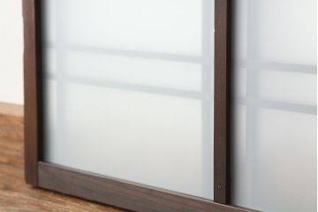 和製アンティーク　古い木のモダンな明り取り(欄間)(2)