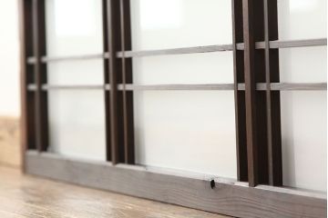 アンティーク　古い木のシックな明り取り1枚?(欄間)