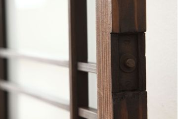 アンティーク　古い木のシックな明り取り1枚?(欄間)