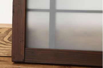 アンティーク　古い木のシックな明り取り1枚?(欄間)