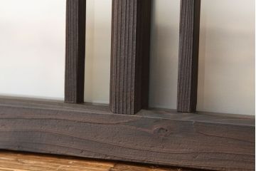 アンティーク　古い木のシックな明り取り1枚?(欄間)