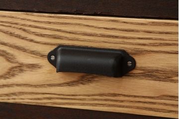 アンティーク家具　アンティーク　結霜ガラス入りシックな本箱(ブックケース)