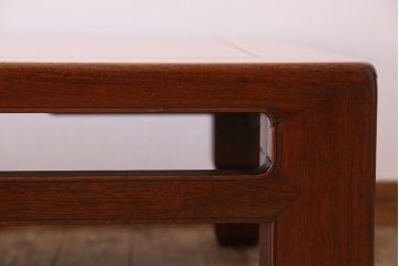 アンティーク家具　和製アンティーク　重厚な唐木の大座卓