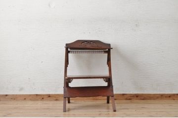 アンティーク家具　珍品希少!折り畳み式の古い学習机2