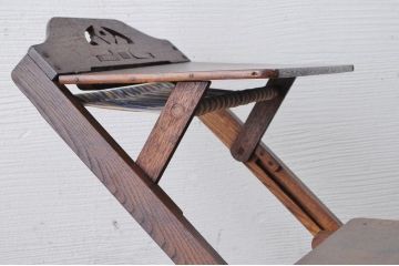 アンティーク家具　珍品希少!折り畳み式の古い学習机2