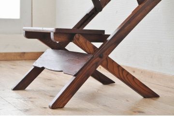アンティーク家具　珍品希少!折り畳み式の古い学習机2