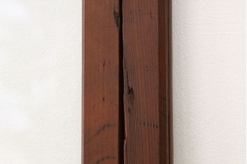 昭和レトロ　古い木のアンティークガラス戸4枚セット(引き戸・窓)
