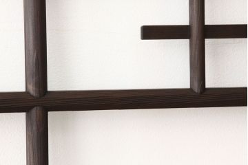 アンティーク　シックなデザインのクリアガラス窓4枚セット(ガラス戸・引き戸)