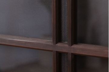 ★昭和レトロ　古い木のシンプルなガラス戸(引き戸)