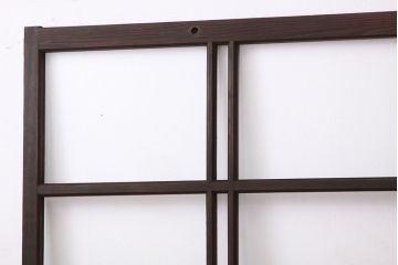 ★昭和レトロ　古い木のシンプルなガラス戸(引き戸)