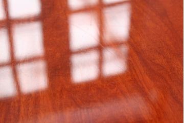 アンティーク家具　古民具・骨董　特大!花梨無垢一枚板の上質な座卓(テーブル、カリン材)