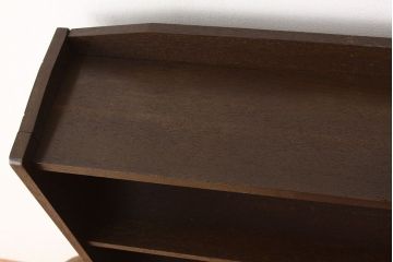 レトロ家具　★昭和レトロ　古い木のシックなアンティーク本棚(飾り棚・書棚)