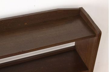 レトロ家具　★昭和レトロ　古い木のシックなアンティーク本棚(飾り棚・書棚)