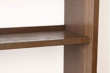 レトロ家具　★昭和レトロ　古い木のシックなアンティーク本棚(飾り棚・書棚)
