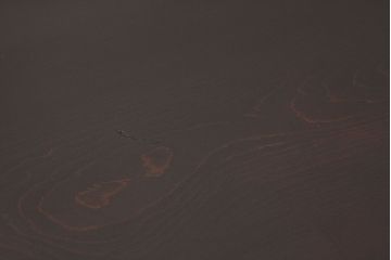 アンティーク家具　アンティーク　天板無垢材の鉄脚ローボード(ドロワーチェスト)