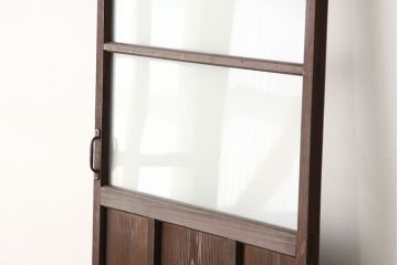 昭和レトロ　古い木のシンプルなドア1枚(扉・建具)