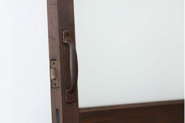 昭和レトロ　古い木のシンプルなドア1枚(扉・建具)