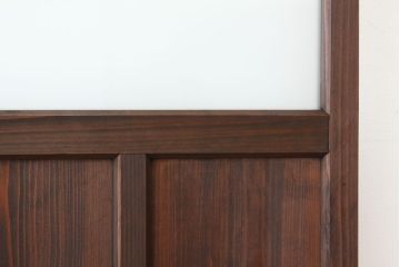 昭和レトロ　古い木のシンプルなドア1枚(扉・建具)