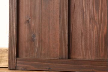 昭和レトロ　古い木のシンプルなドア1枚(扉・建具)
