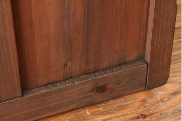 昭和レトロ　古い木のシンプルなドア1枚(扉・建具)