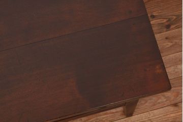 アンティーク家具　アンティーク　古い木の小ぶりなサイドテーブル(作業台)