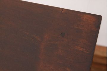 アンティーク家具　アンティーク　古い木の小ぶりなサイドテーブル(作業台)