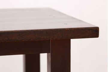 アンティーク家具　アンティーク　古い木の小ぶりなサイドテーブル(作業台)