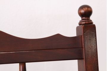中古　民芸家具ダイニングチェア(座面新品・イス・いす・椅子)
