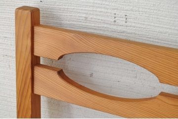アンティーク家具　1960年代　パイン材のシンプルな椅子1脚